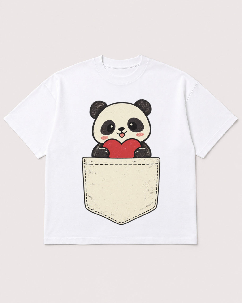 Mockup Boxy Heavyweight Tee White product