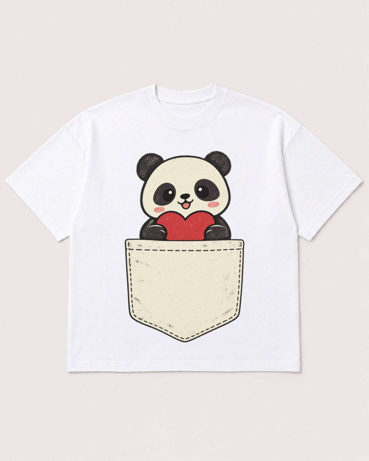 Mockup Boxy Heavyweight Tee White product