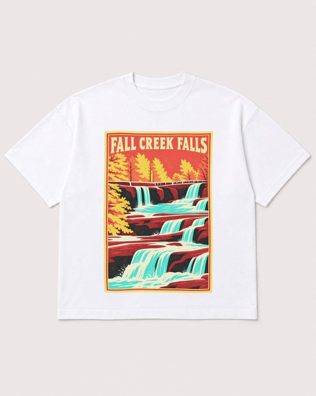 Mockup Boxy Heavyweight Tee White product