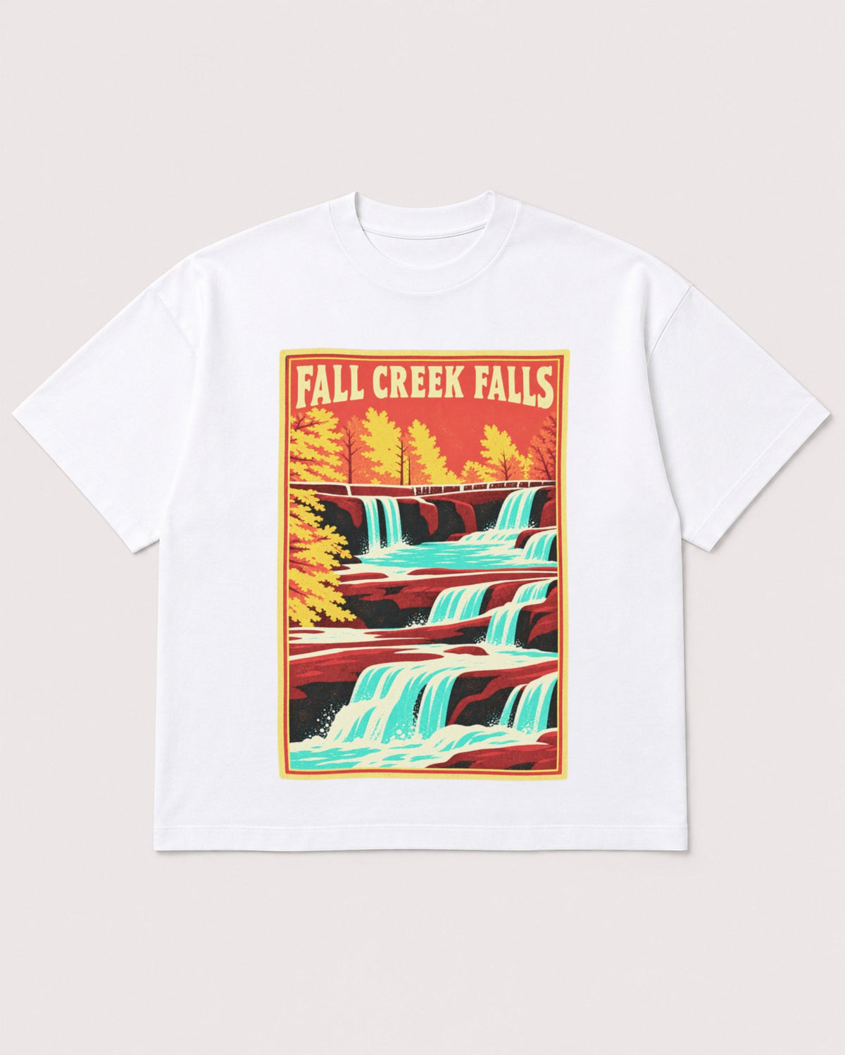 Mockup Boxy Heavyweight Tee White product