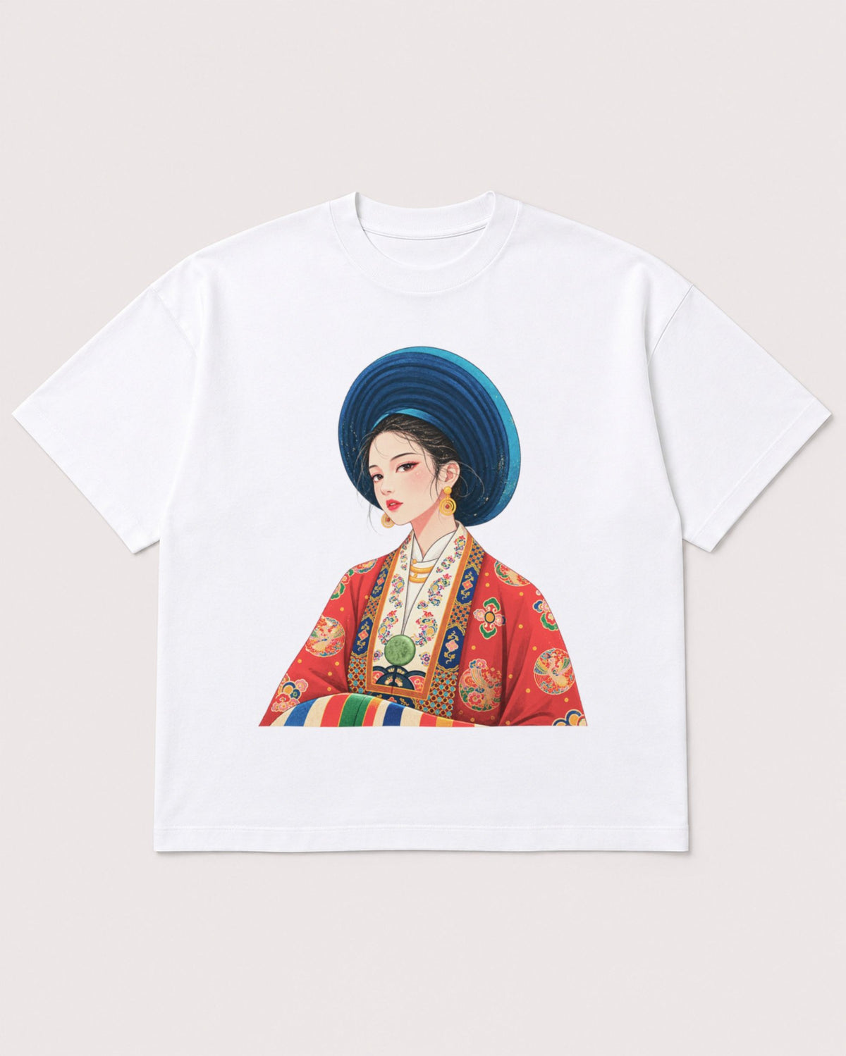 Mockup Boxy Heavyweight Tee White product
