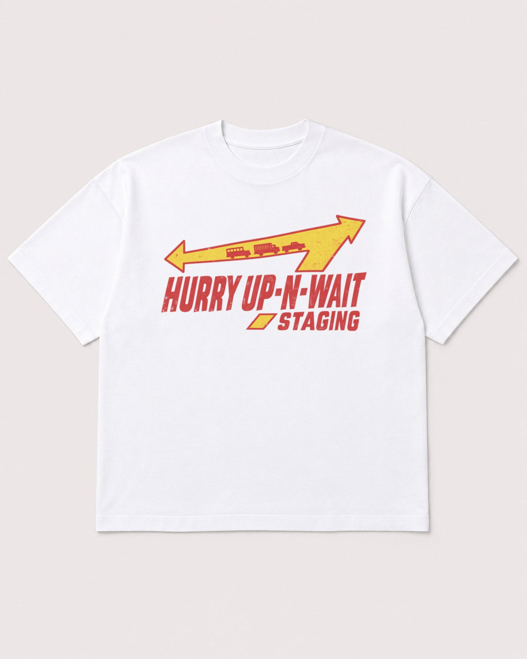 Mockup Boxy Heavyweight Tee White product