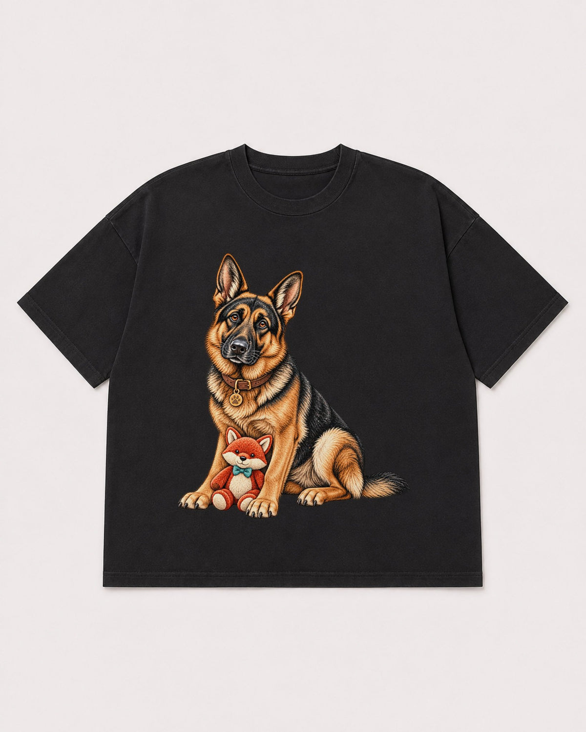 Mockup Boxy Heavyweight Tee Black product
