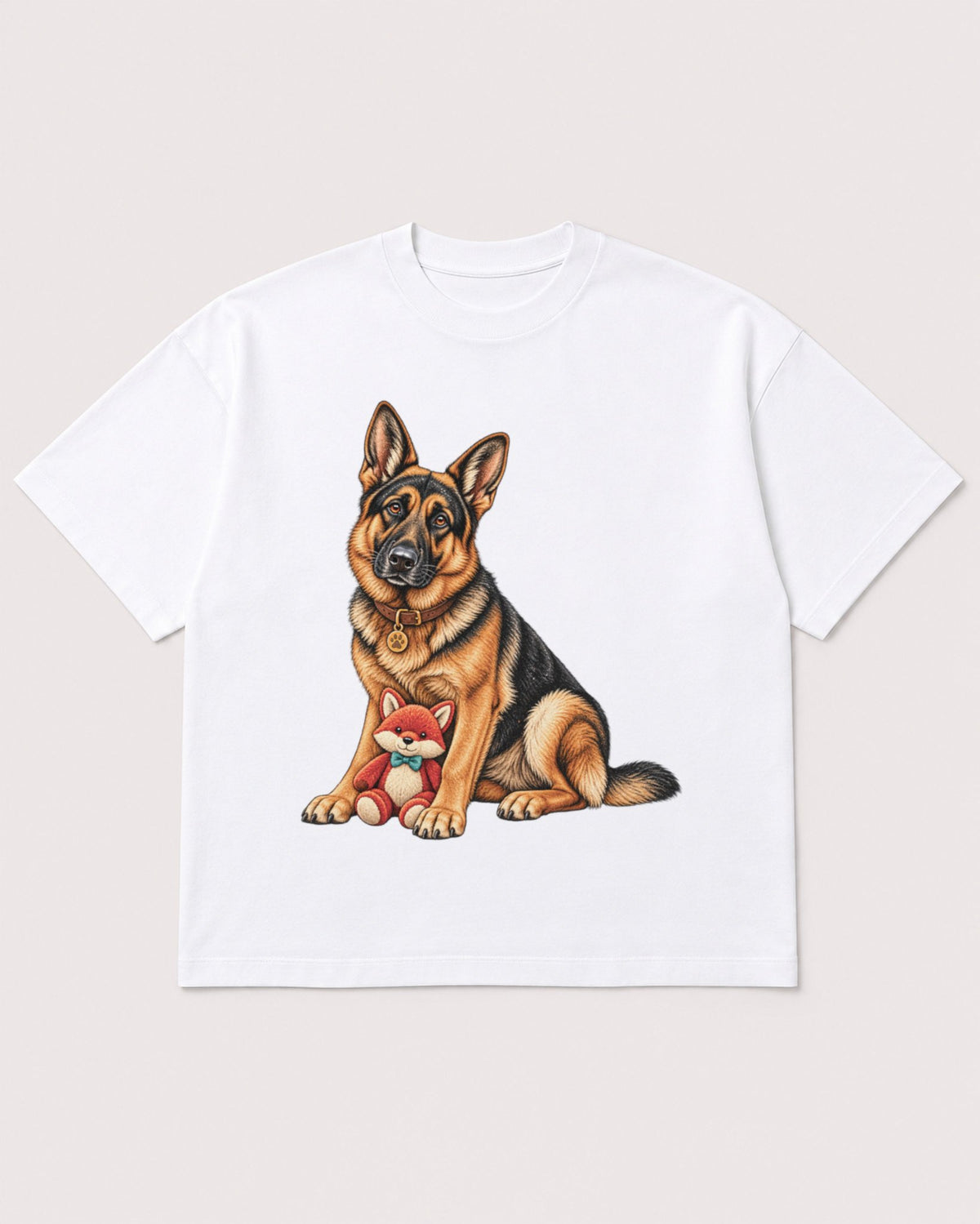 Mockup Boxy Heavyweight Tee White product