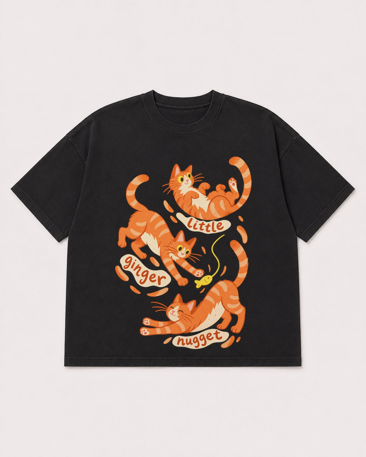 Mockup Boxy Heavyweight Tee Black product
