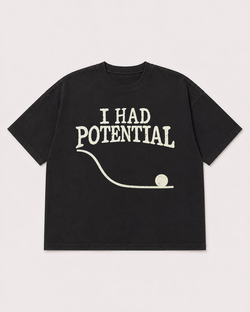 Mockup Boxy Heavyweight Tee Black product