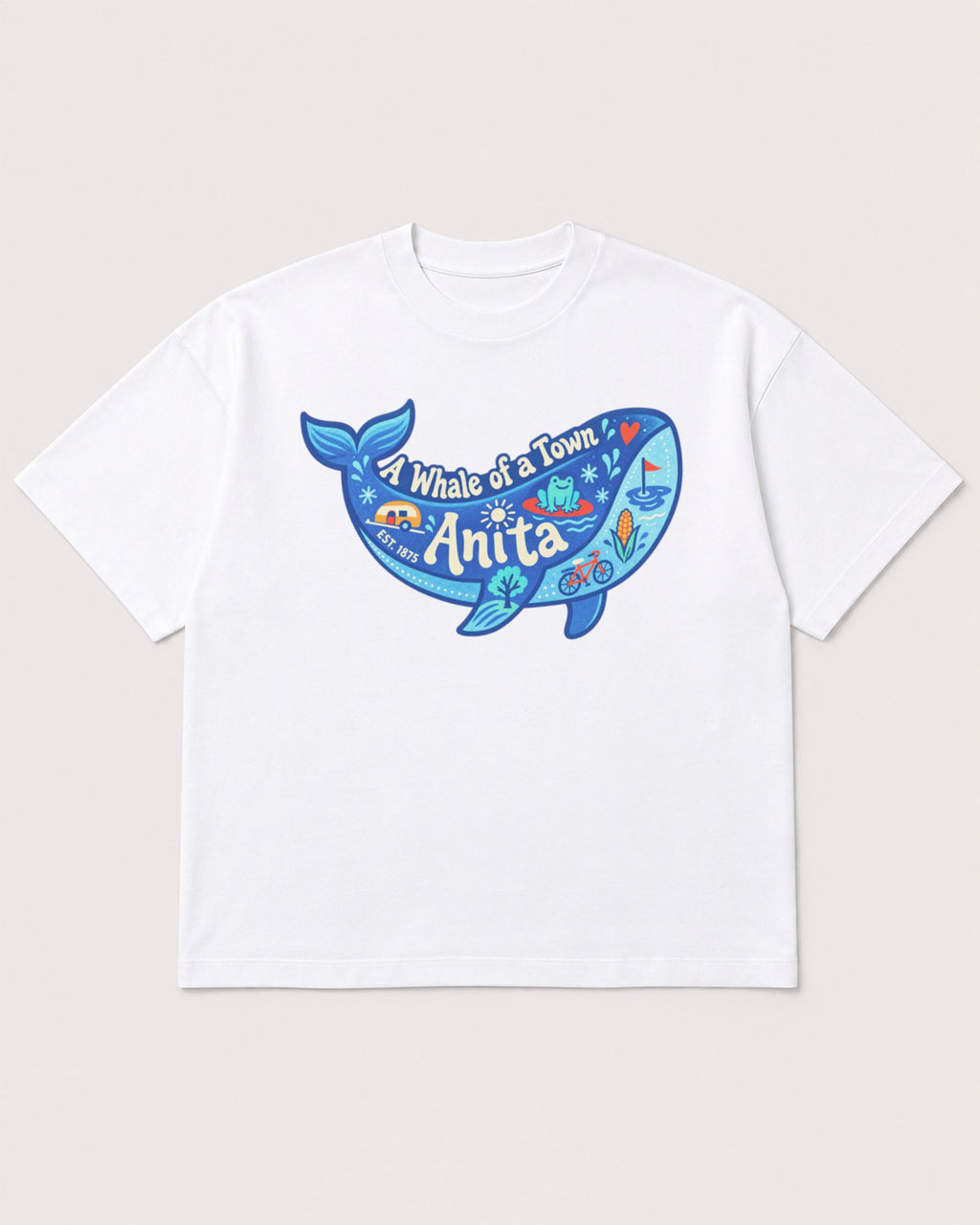 Mockup Boxy Heavyweight Tee White product