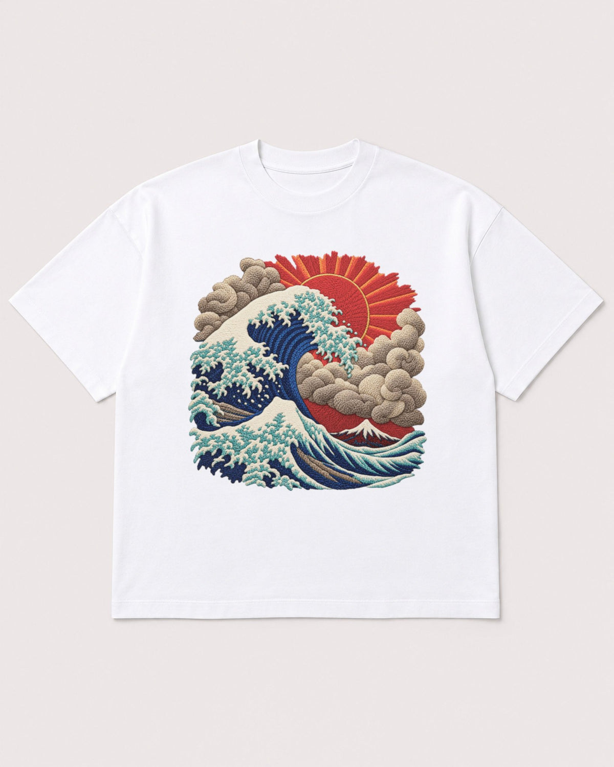 Mockup Boxy Heavyweight Tee White product