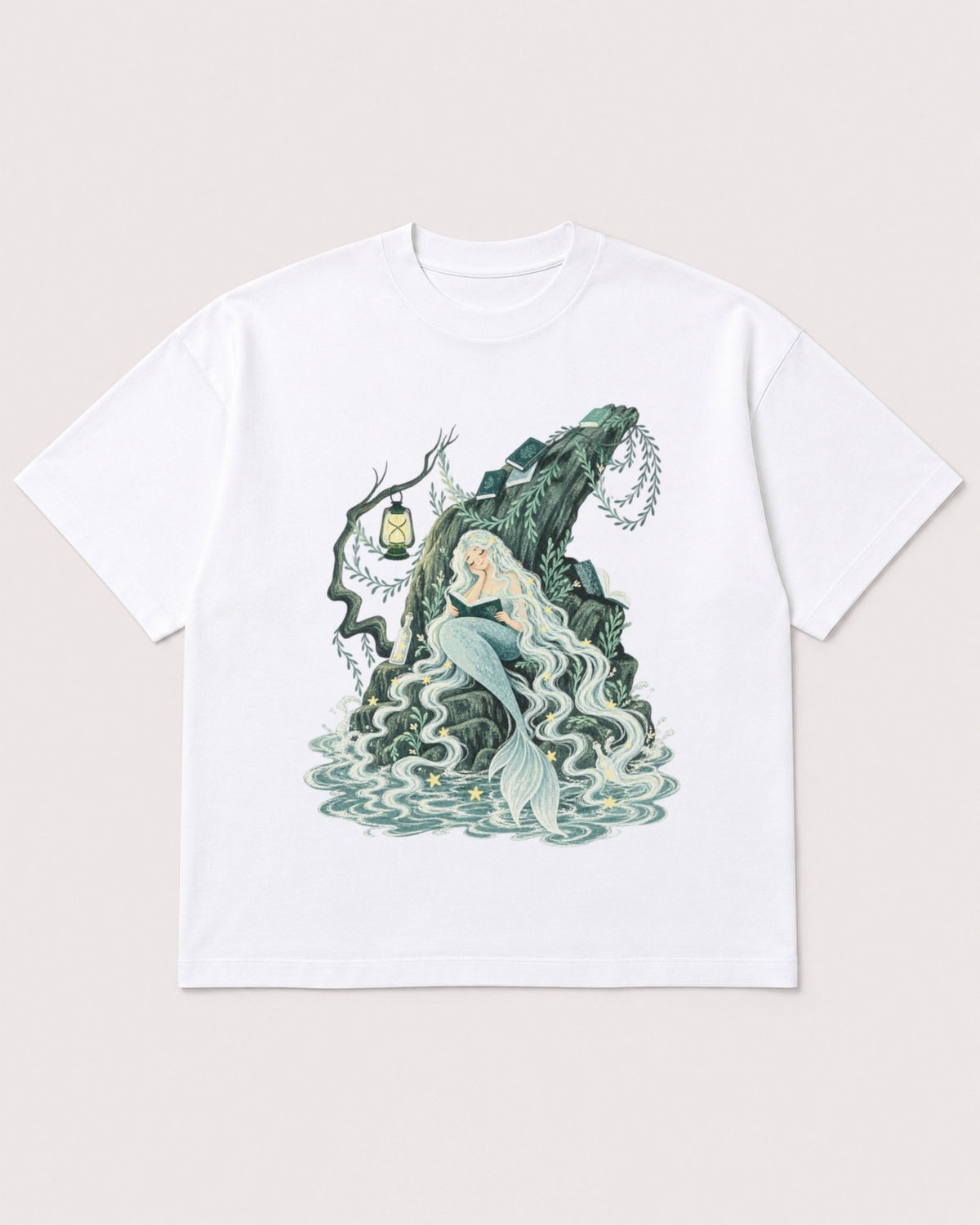 Mockup Boxy Heavyweight Tee White product