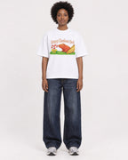 Mockup Boxy Heavyweight Tee White female full-body 14
