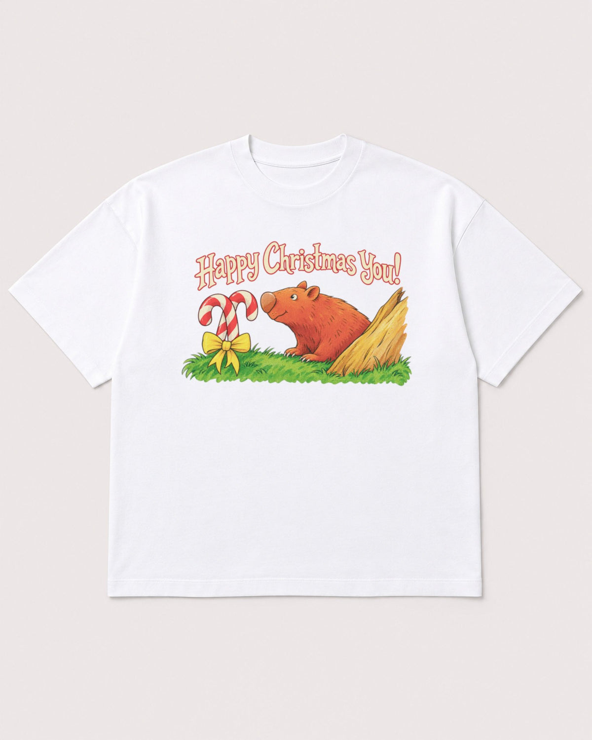 Mockup Boxy Heavyweight Tee White product