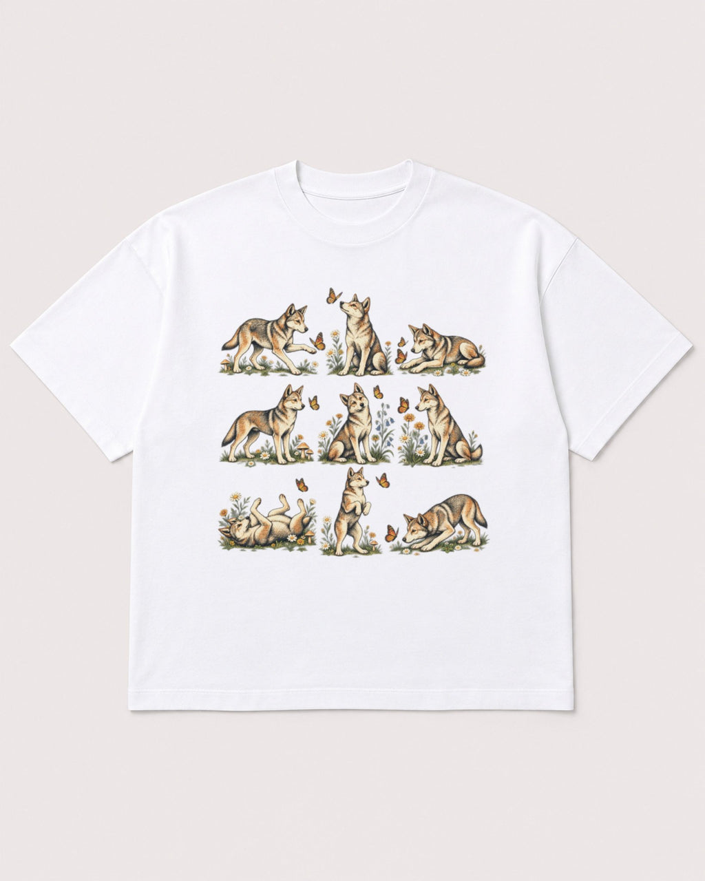 Mockup Boxy Heavyweight Tee White product
