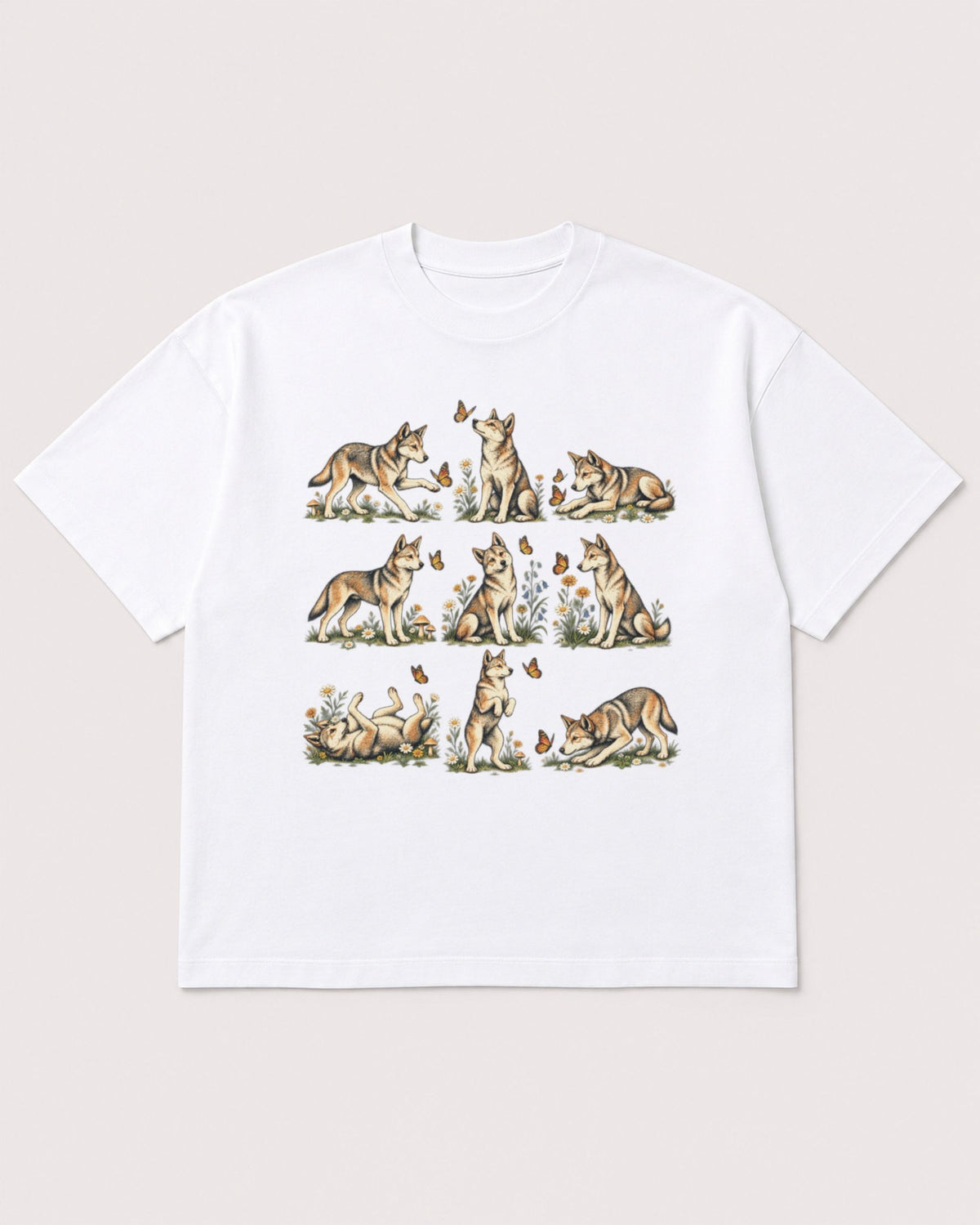 Mockup Boxy Heavyweight Tee White product