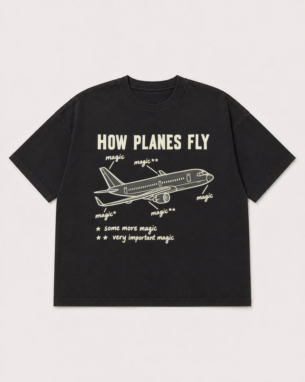 Mockup Boxy Heavyweight Tee Black product