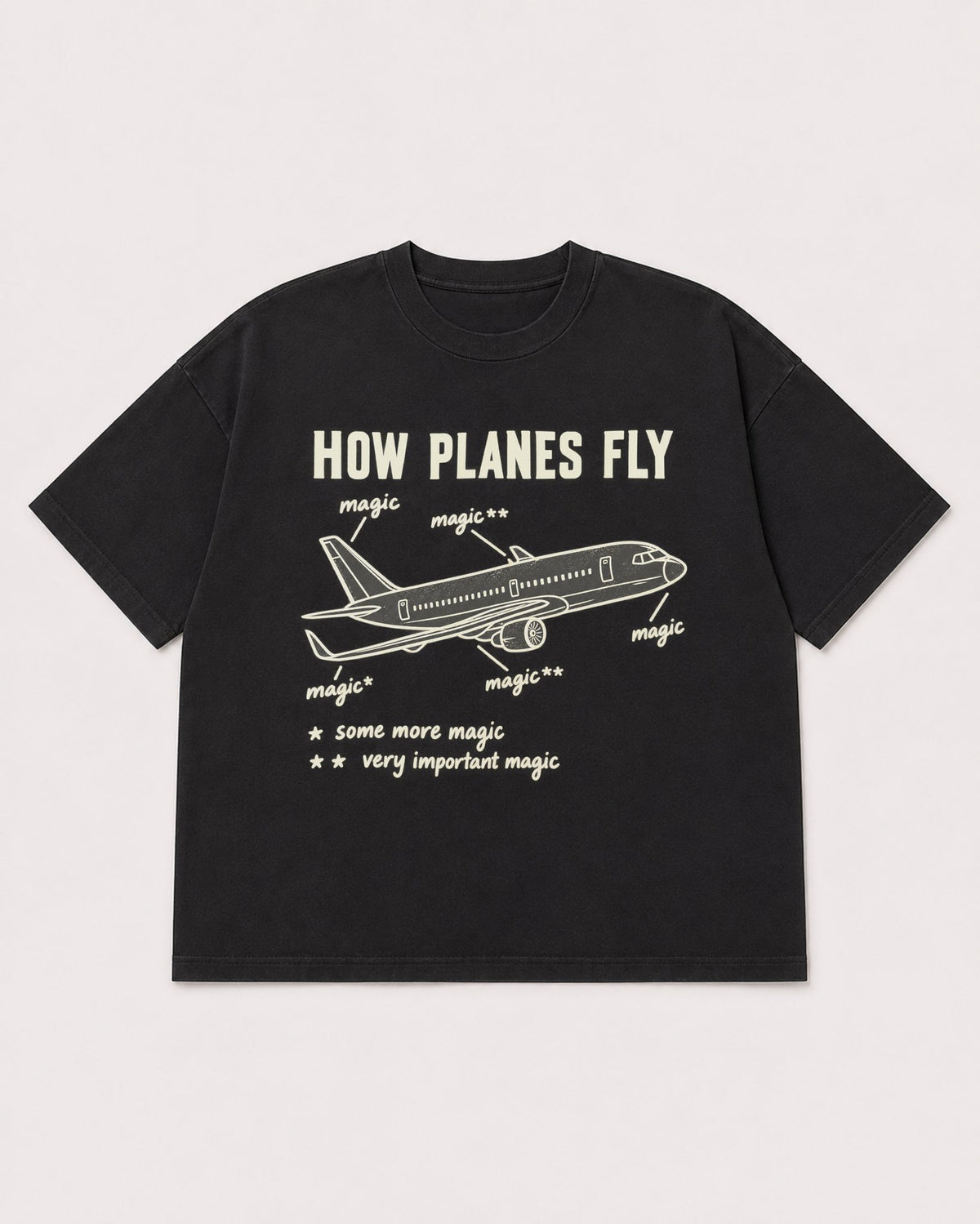 Mockup Boxy Heavyweight Tee Black product