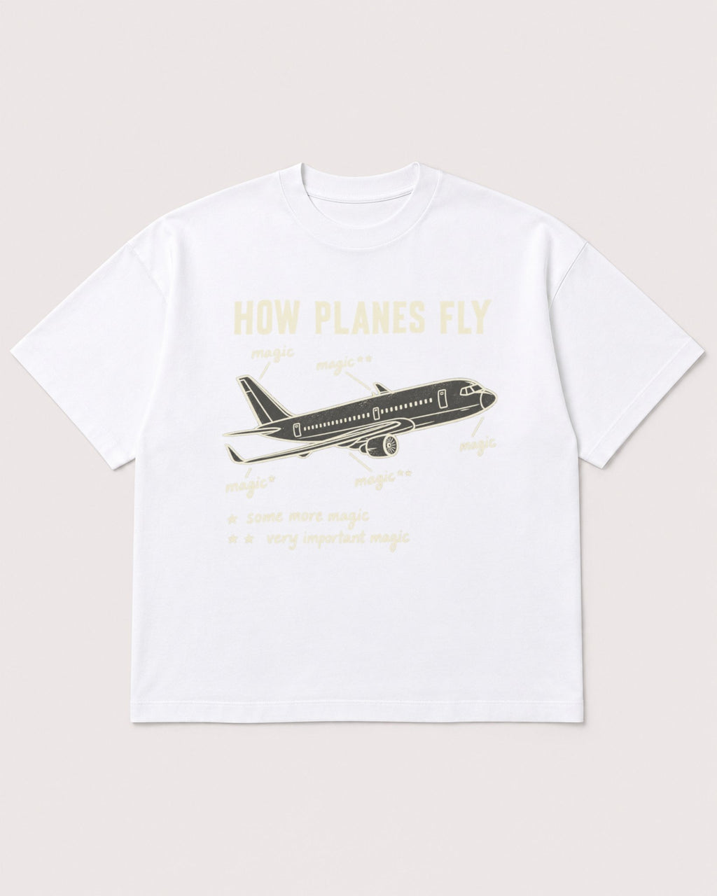 Mockup Boxy Heavyweight Tee White product