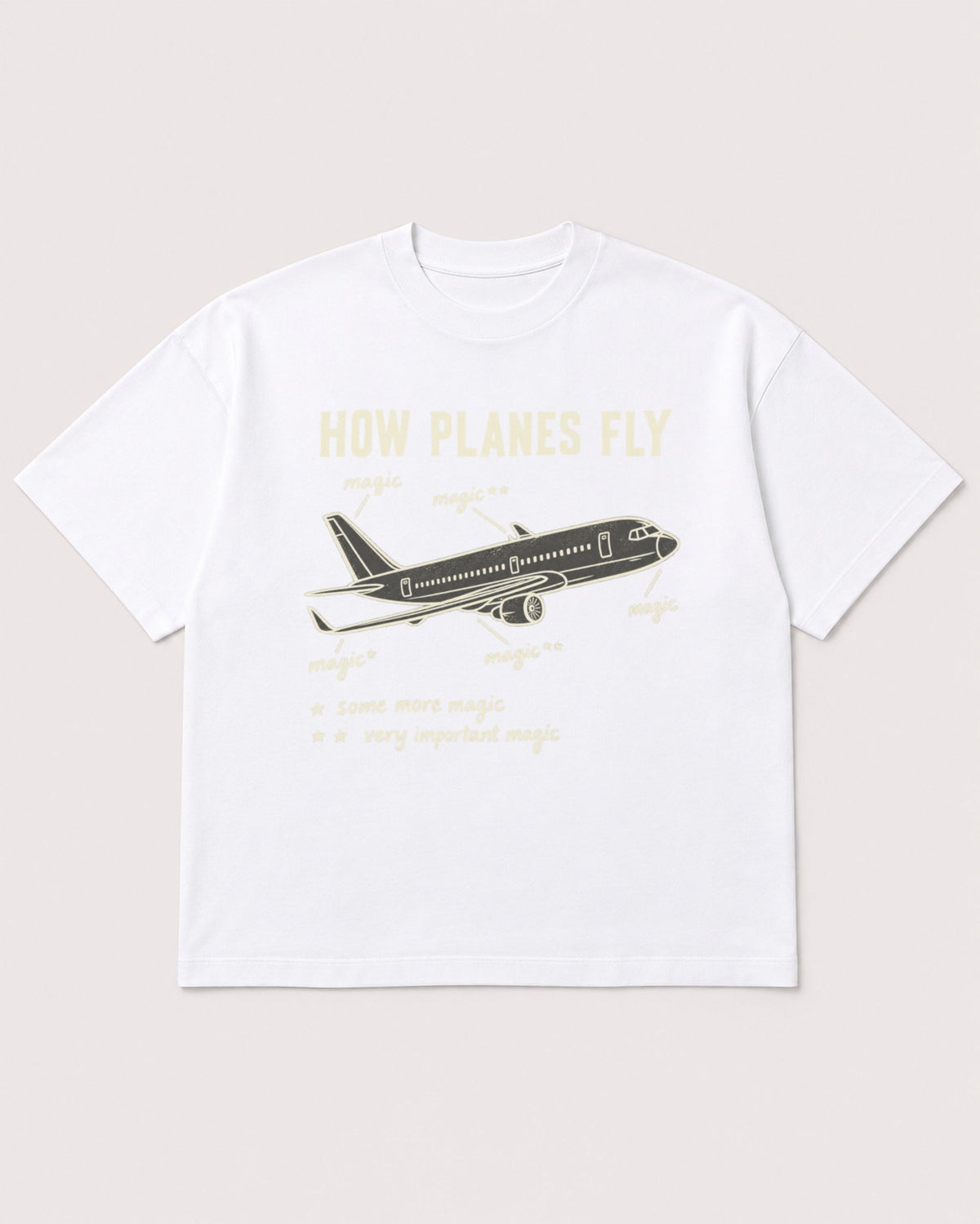 Mockup Boxy Heavyweight Tee White product