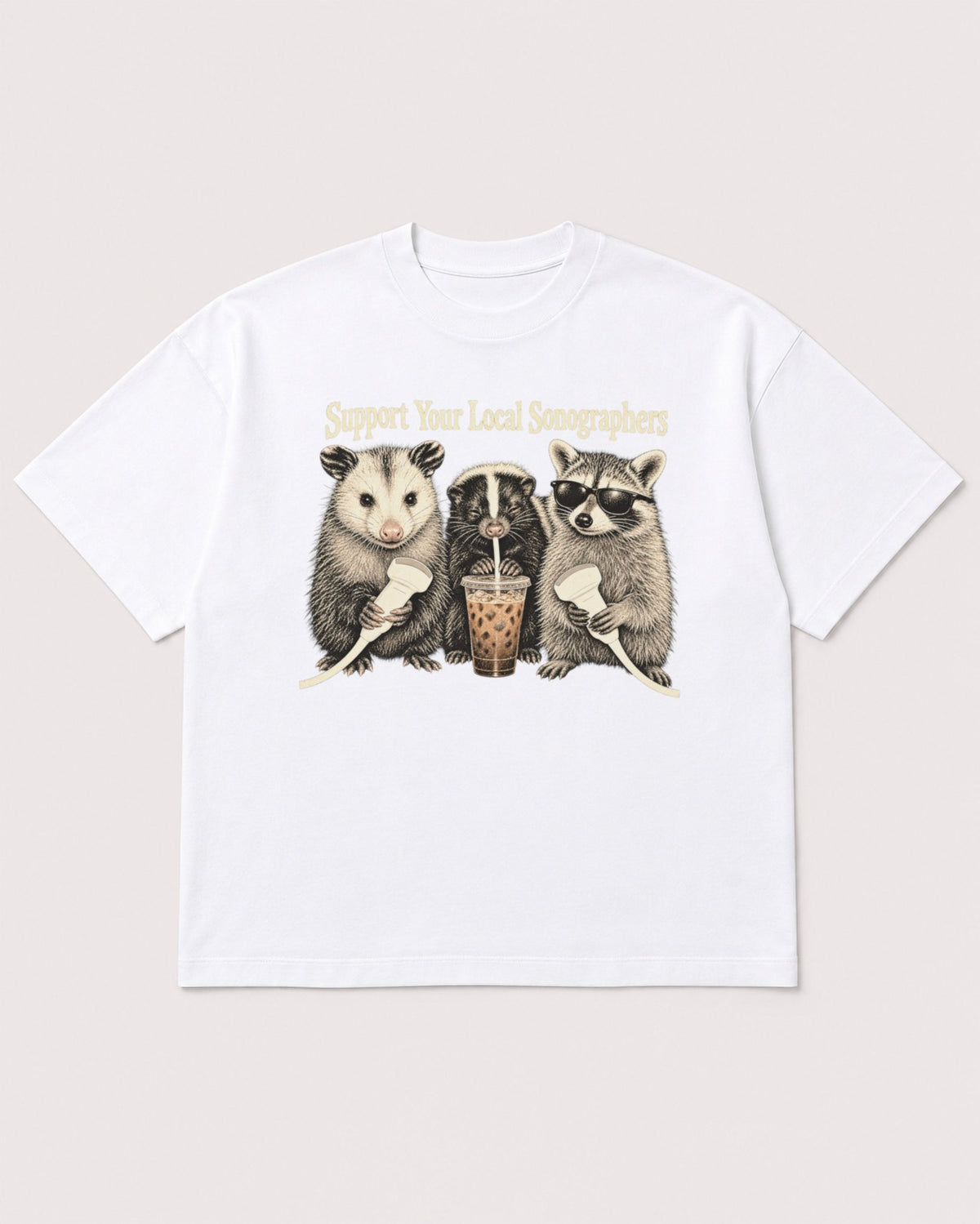 Mockup Boxy Heavyweight Tee White product