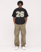 Mockup Boxy Heavyweight Tee Black male full-body 04