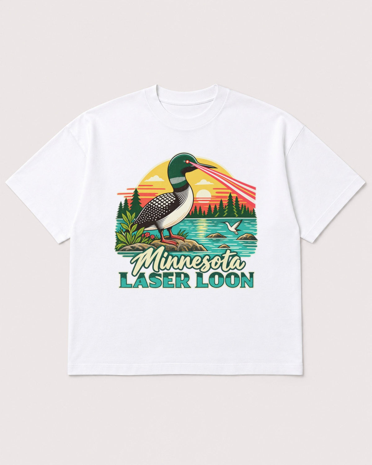 Mockup Boxy Heavyweight Tee White product