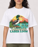 Mockup Boxy Heavyweight Tee White female close-up 07