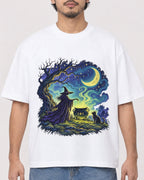 Mockup Boxy Heavyweight Tee White male close-up 02