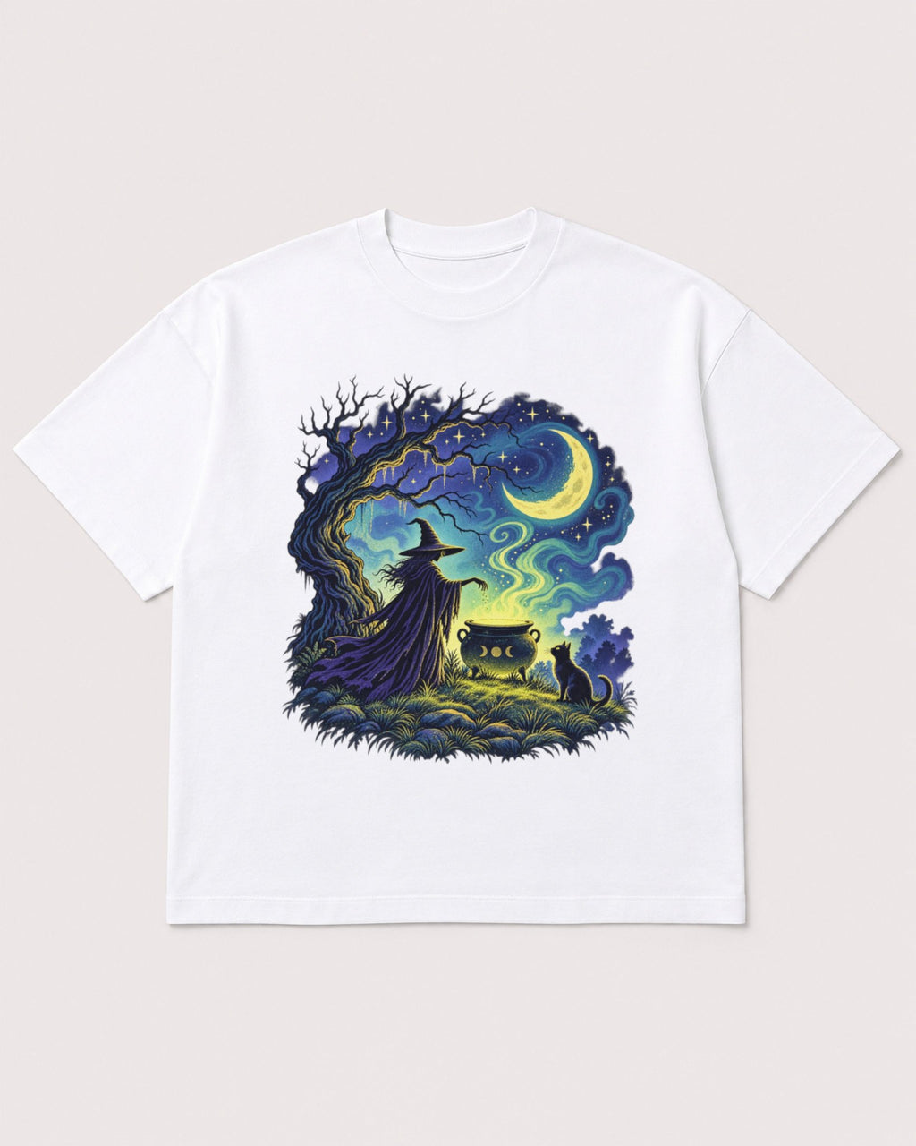 Mockup Boxy Heavyweight Tee White product
