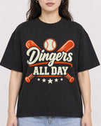 Mockup Boxy Heavyweight Tee Black female close-up 03