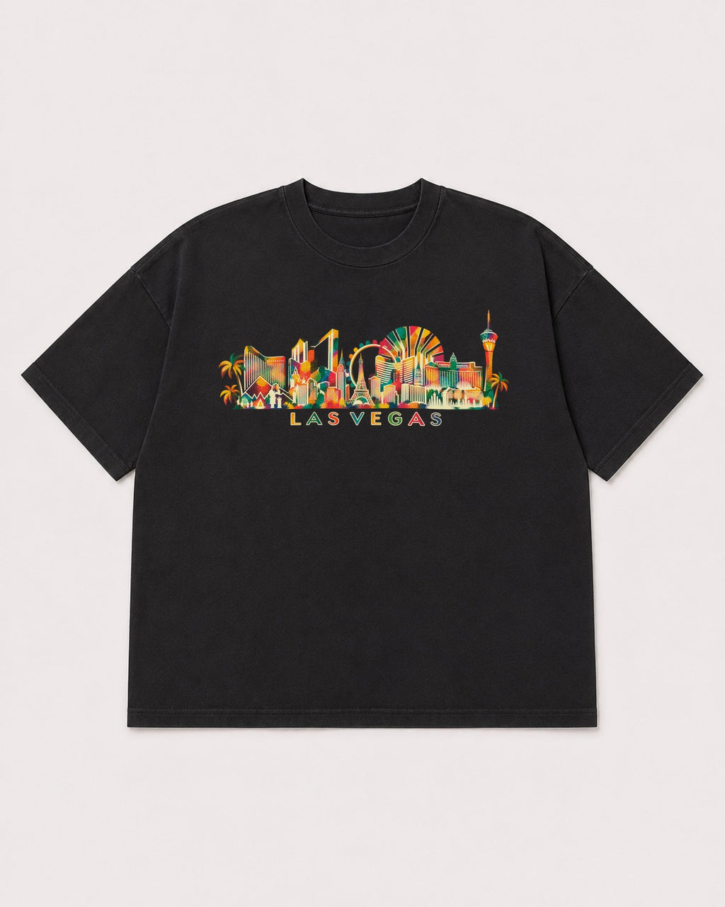 Mockup Boxy Heavyweight Tee Black product