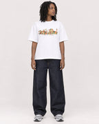 Mockup Boxy Heavyweight Tee White female full-body 24