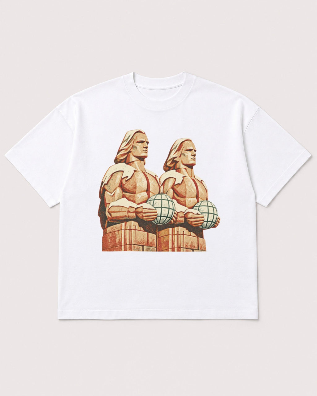 Mockup Boxy Heavyweight Tee White product