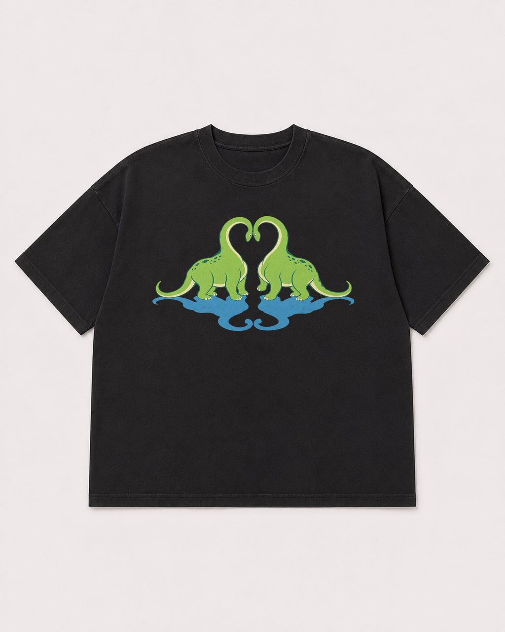Mockup Boxy Heavyweight Tee Black product