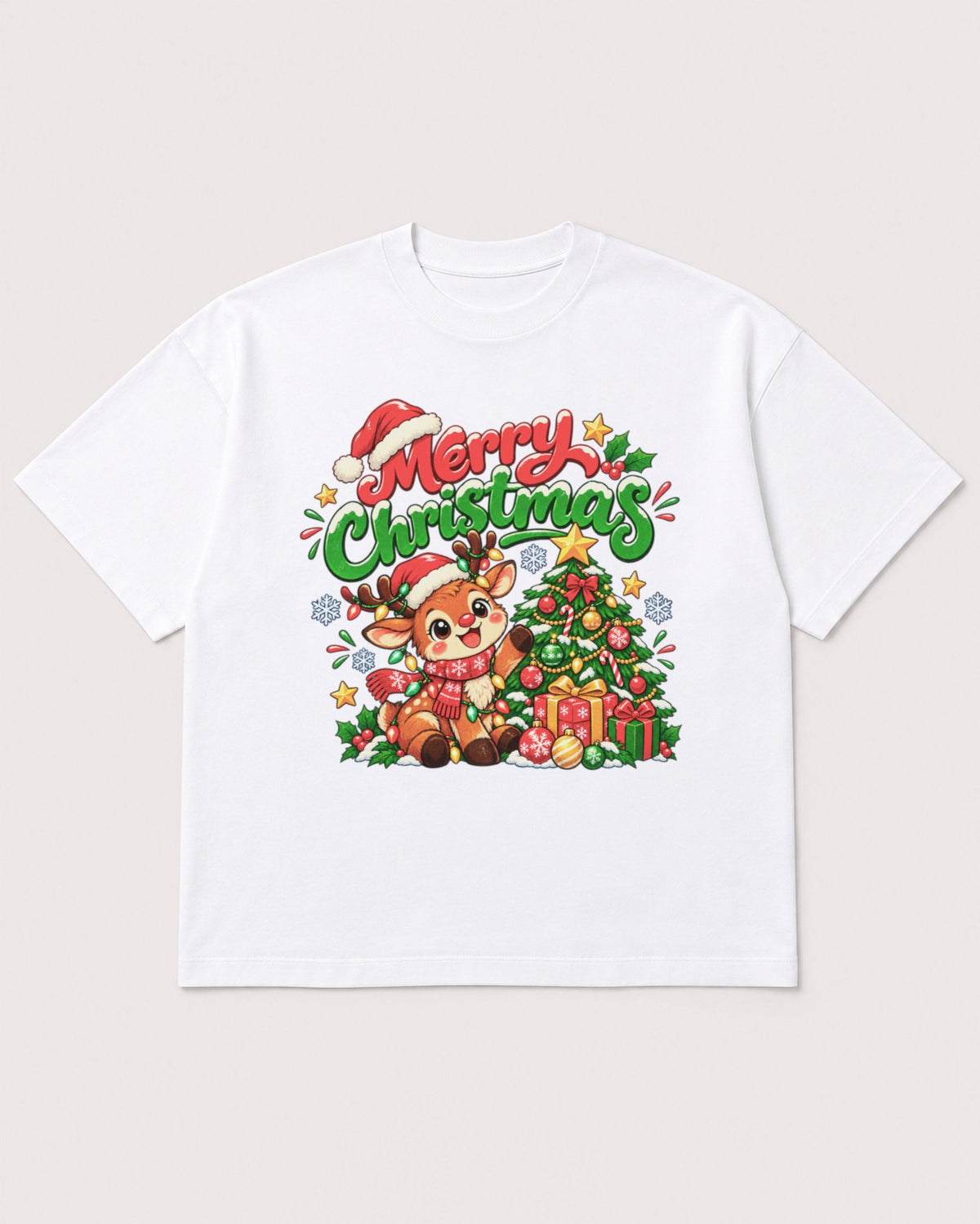 Mockup Boxy Heavyweight Tee White product
