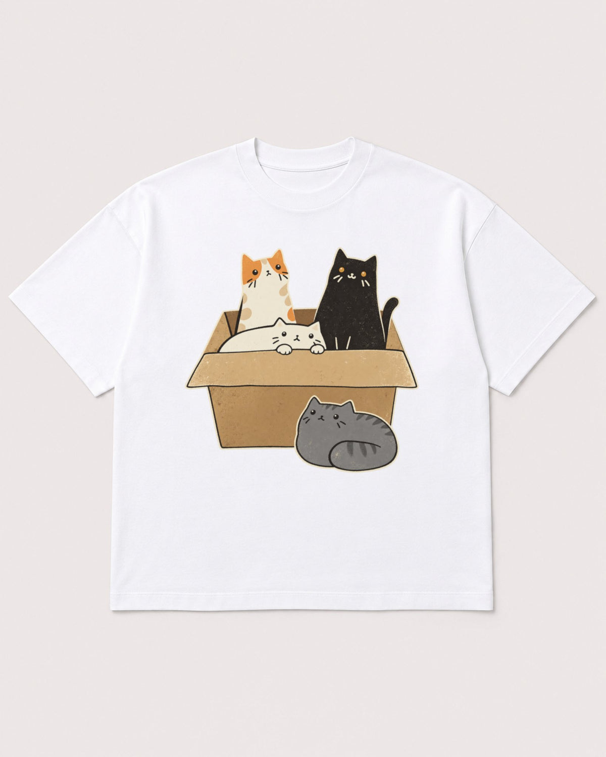 Mockup Boxy Heavyweight Tee White product