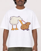 Mockup Boxy Heavyweight Tee White male close-up 04