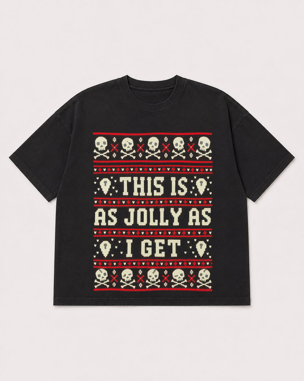 Mockup Boxy Heavyweight Tee Black product