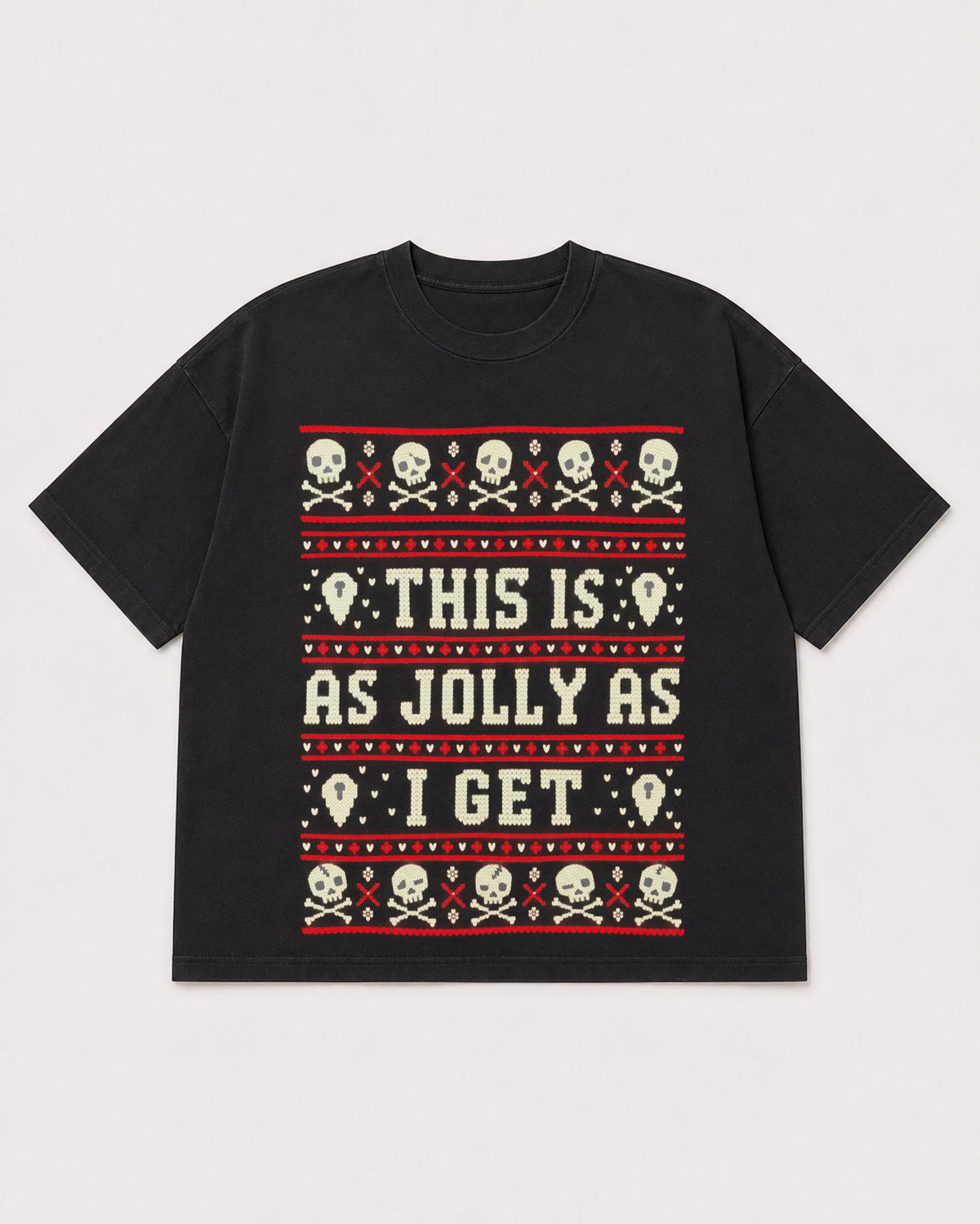 Mockup Boxy Heavyweight Tee Black product