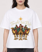 Mockup Boxy Heavyweight Tee White female close-up 03