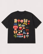 Mockup Boxy Heavyweight Tee Black product