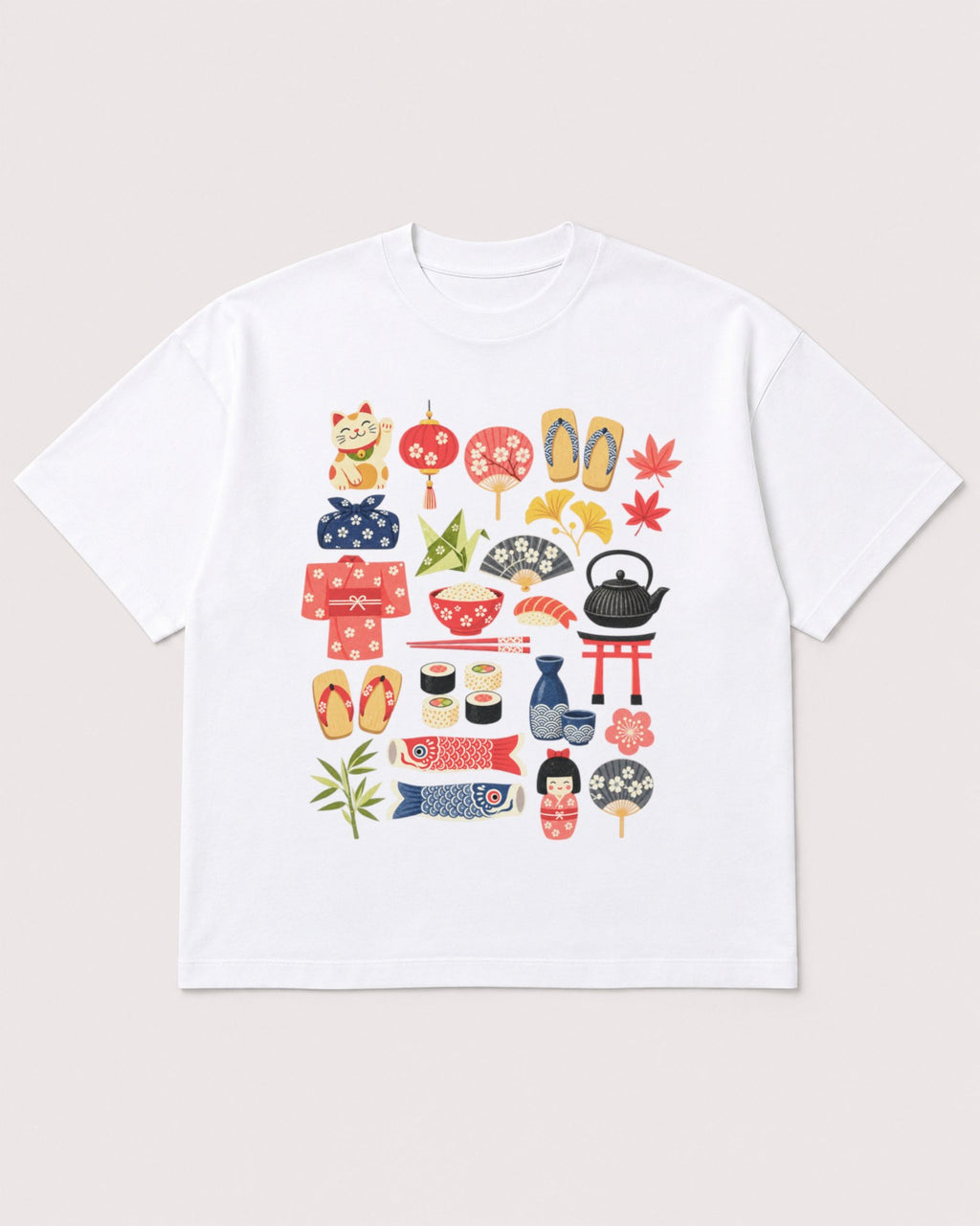 Mockup Boxy Heavyweight Tee White product