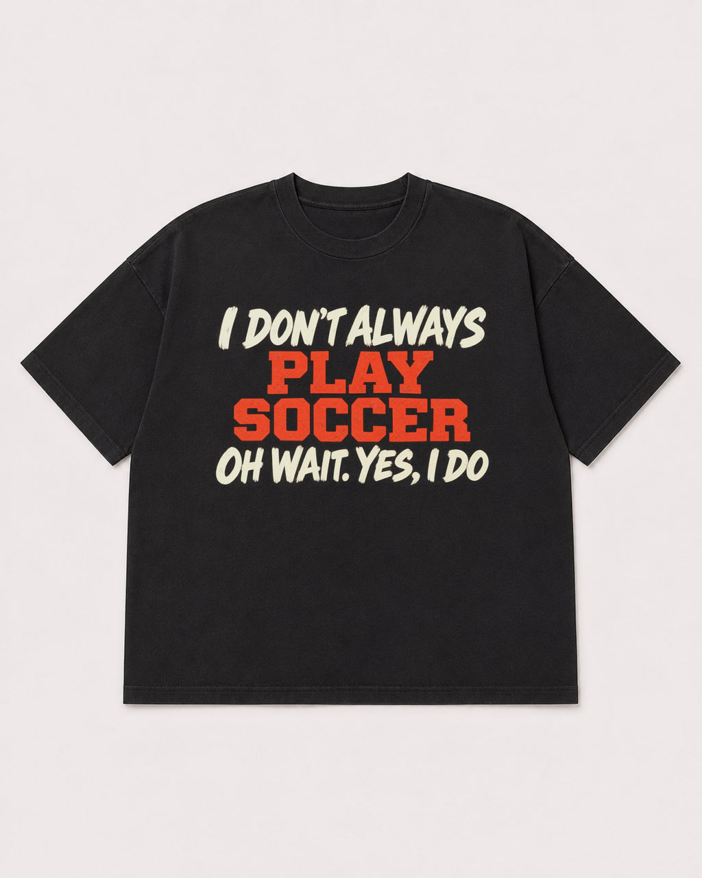 Mockup Boxy Heavyweight Tee Black product
