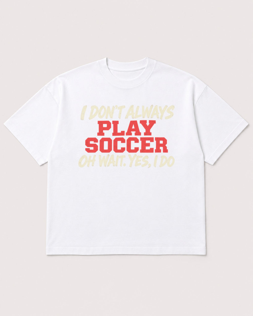 Mockup Boxy Heavyweight Tee White product