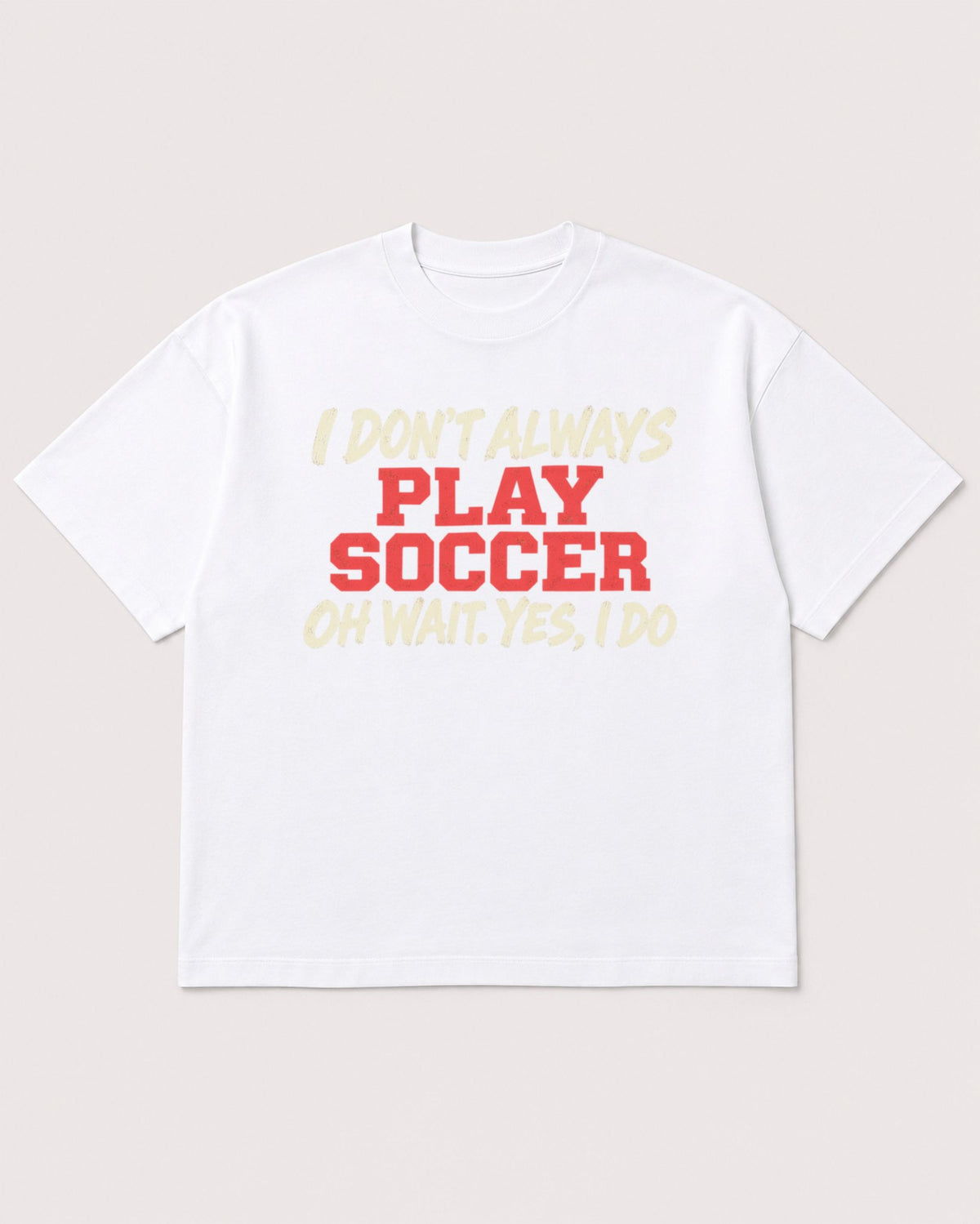 Mockup Boxy Heavyweight Tee White product
