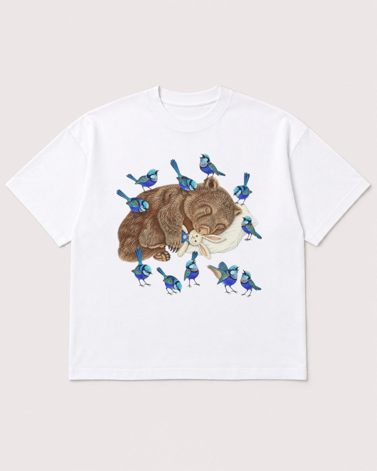 Mockup Boxy Heavyweight Tee White product