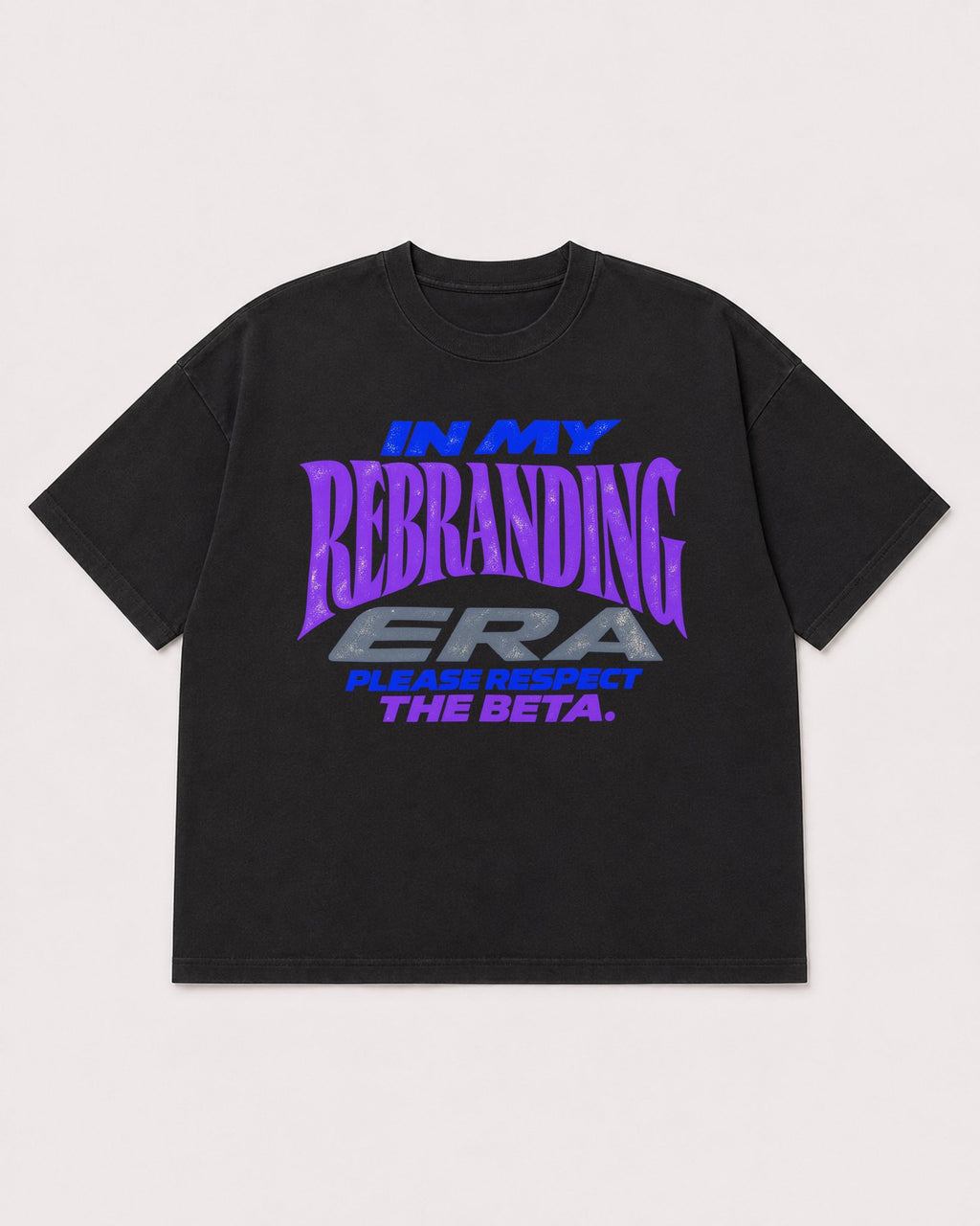 Mockup Boxy Heavyweight Tee Black product