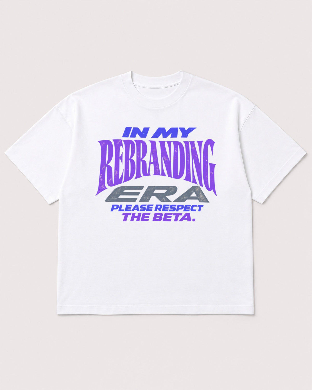 Mockup Boxy Heavyweight Tee White product