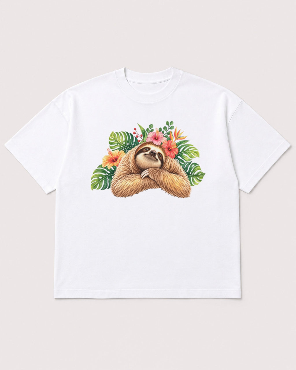 Mockup Boxy Heavyweight Tee White product