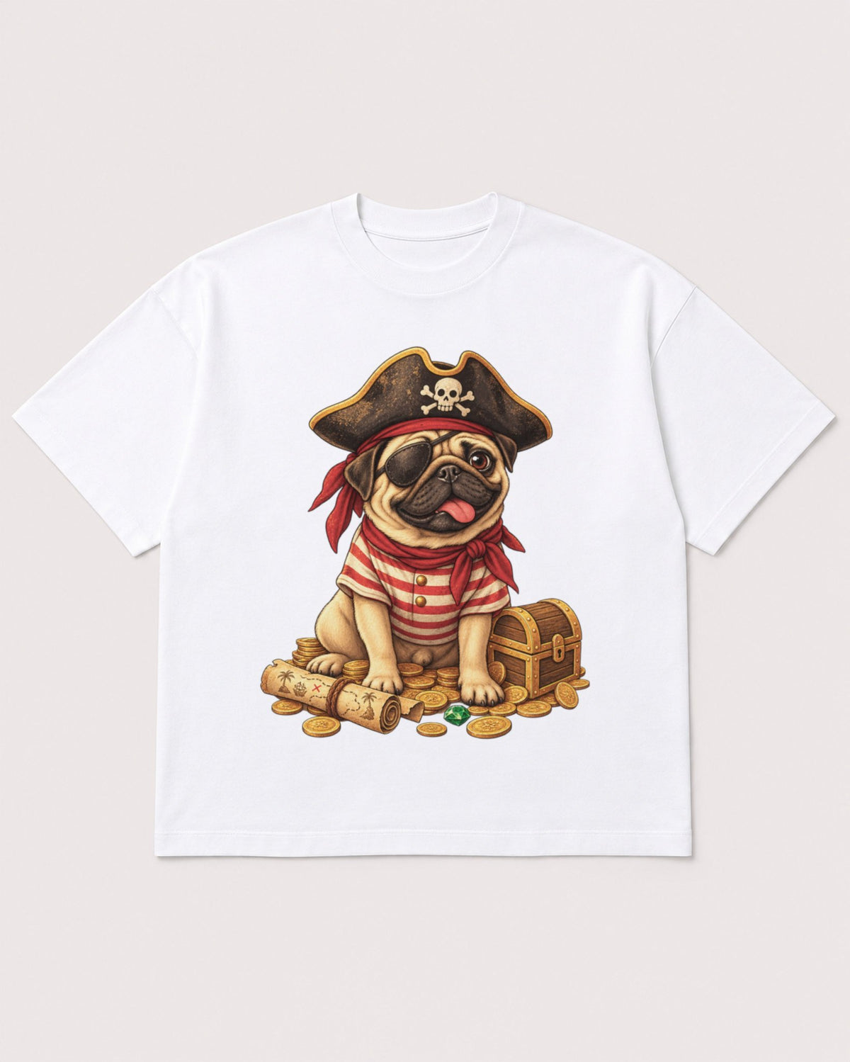 Mockup Boxy Heavyweight Tee White product