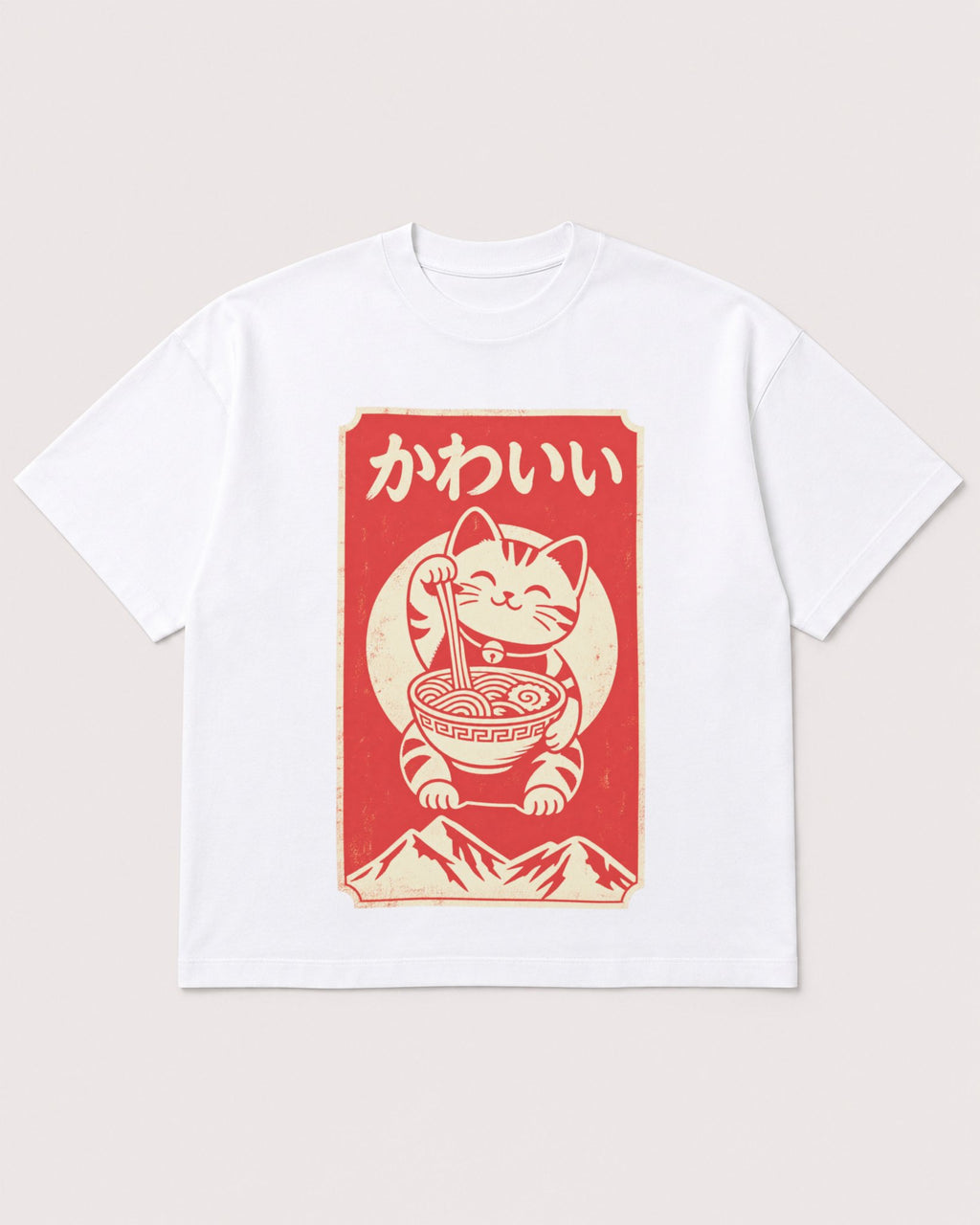 Mockup Boxy Heavyweight Tee White product