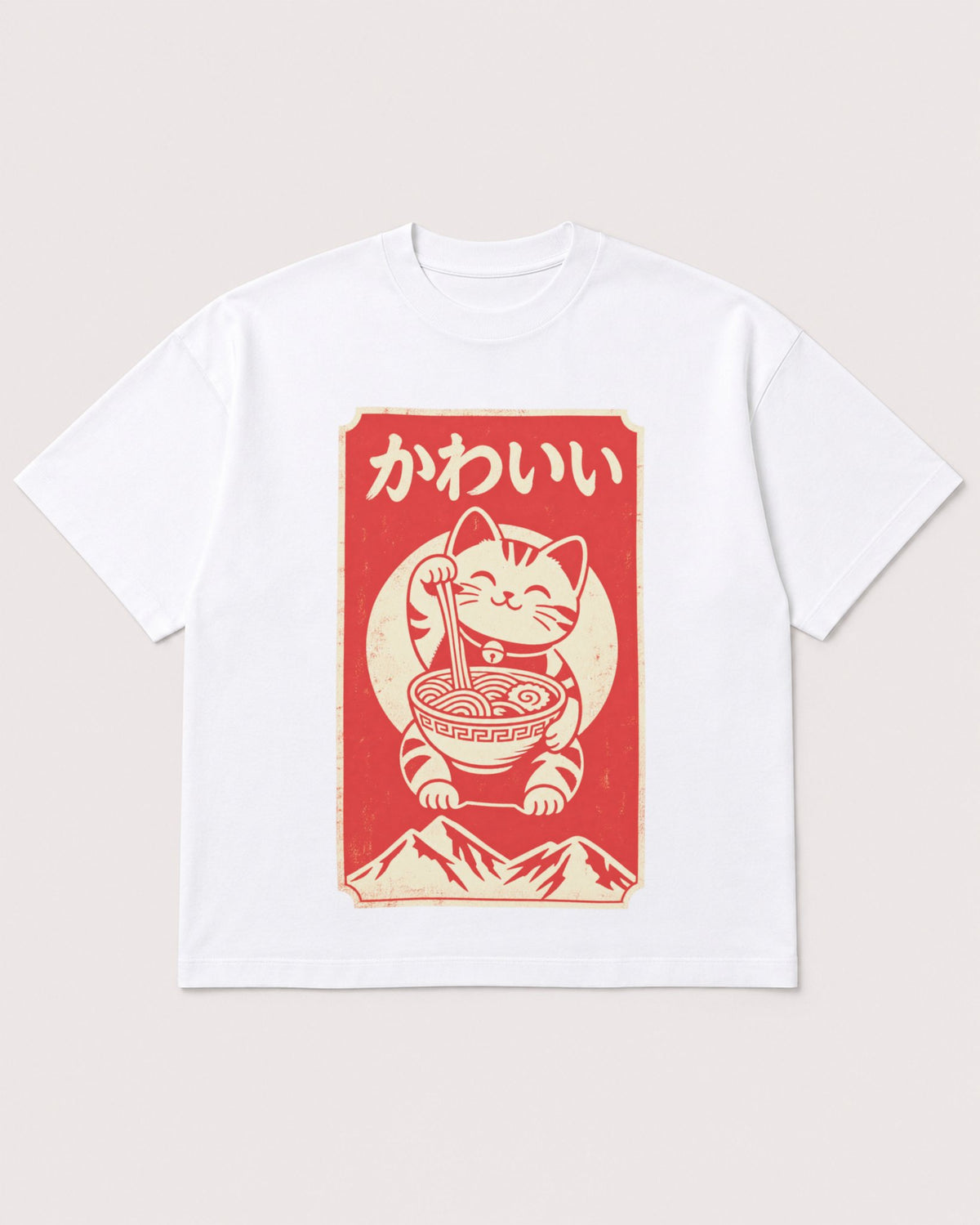 Mockup Boxy Heavyweight Tee White product